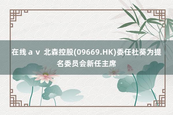 在线ａｖ 北森控股(09669.HK)委任杜葵为提名委员会新任主席