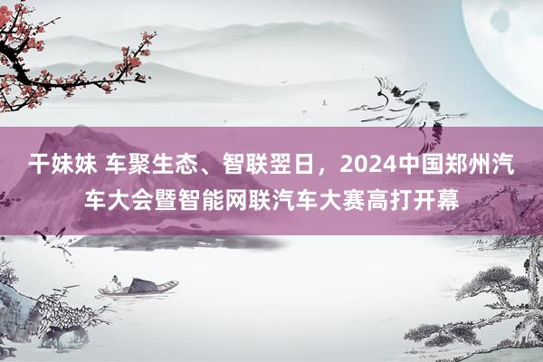 干妹妹 车聚生态、智联翌日，2024中国郑州汽车大会暨智能网联汽车大赛高打开幕