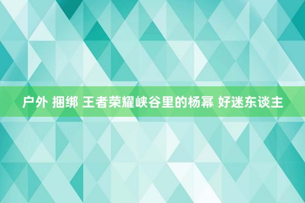 户外 捆绑 王者荣耀峡谷里的杨幂 好迷东谈主