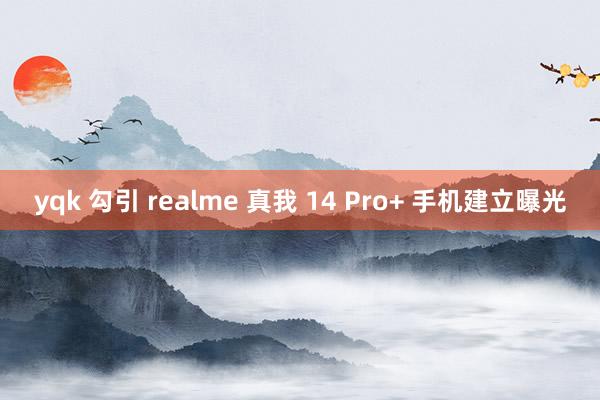 yqk 勾引 realme 真我 14 Pro+ 手机建立曝光